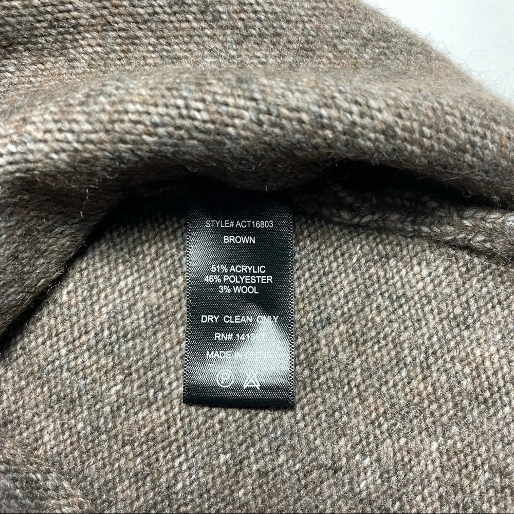 NWT Anthropologie heather brown two piece sweater size S - Picture 11 of 11